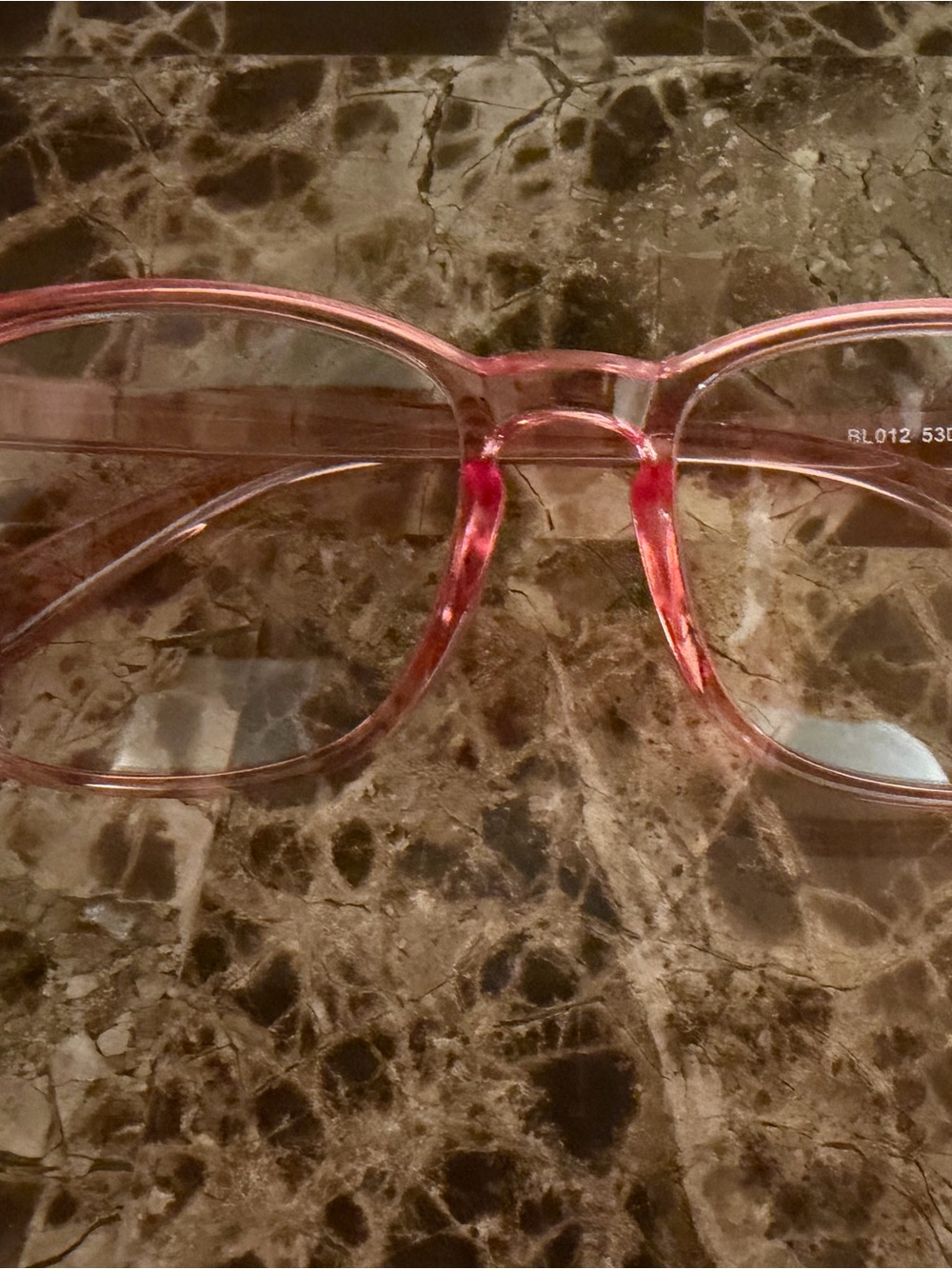 Clear Pink Eyewear Glasses Frame / Blue Light Glasses - Wintoo